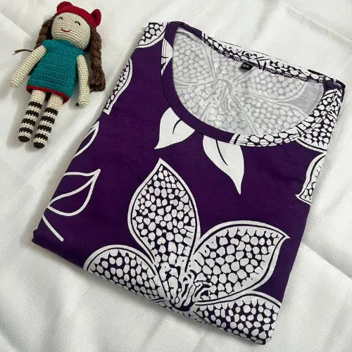 White Based Feeding Nighty