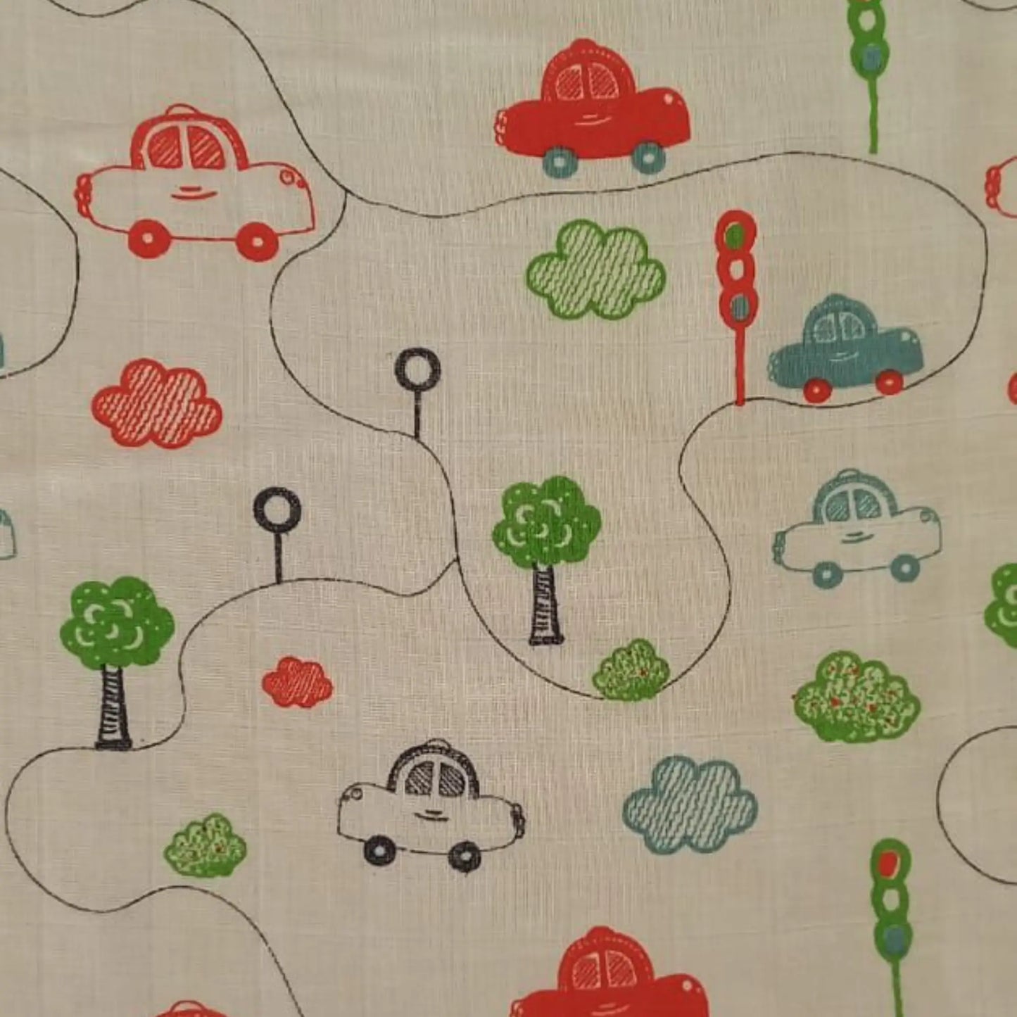 Road Trip Muslin Safety Zip Thottil