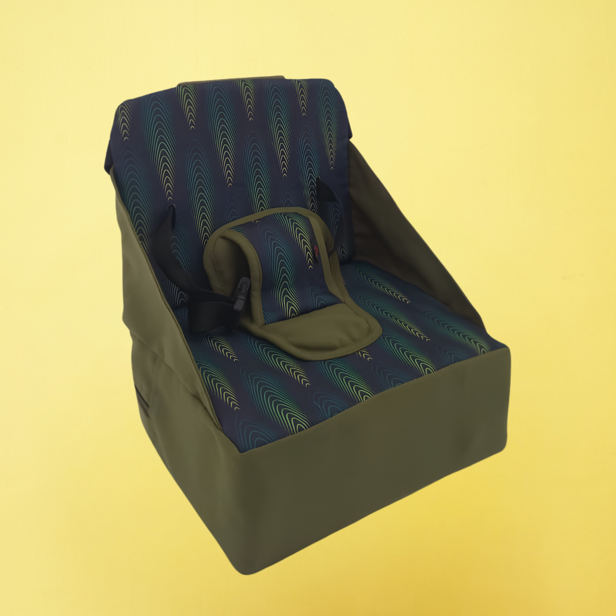 Portable Safety Booster Chair - Olive green