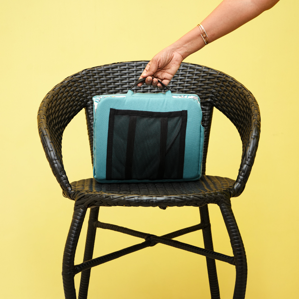 Portable Safety Booster Chair - Teal Blue