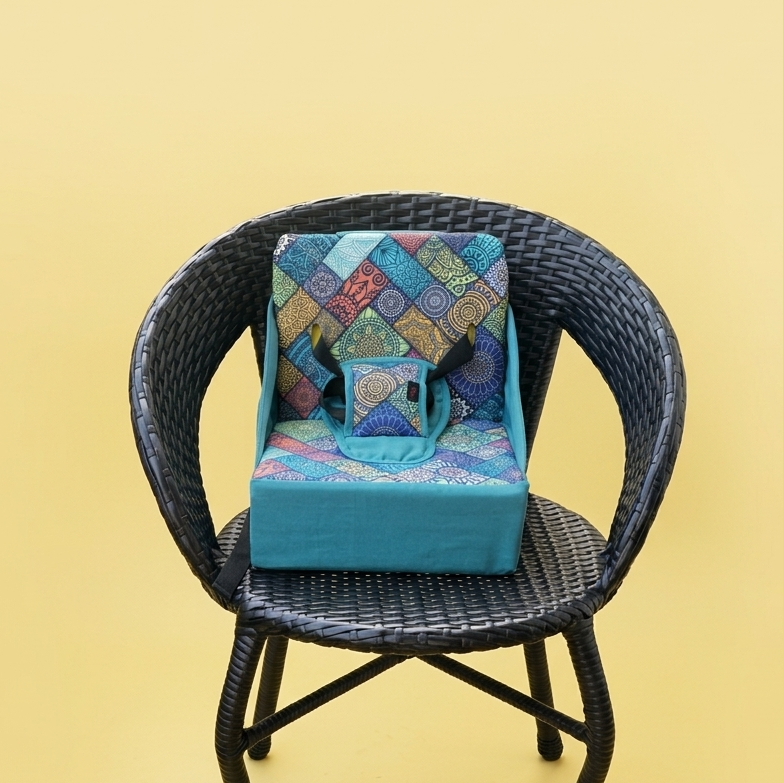 Portable Safety booster chair - Teal blue