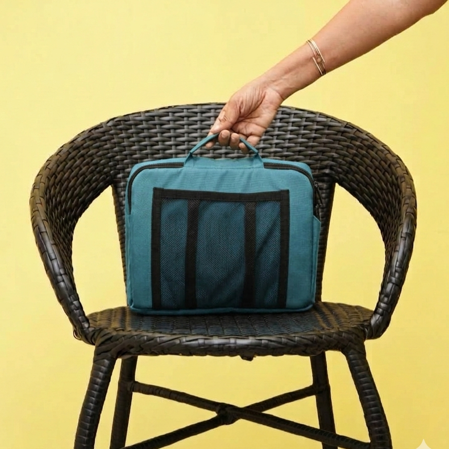 Portable Safety booster chair - Teal blue