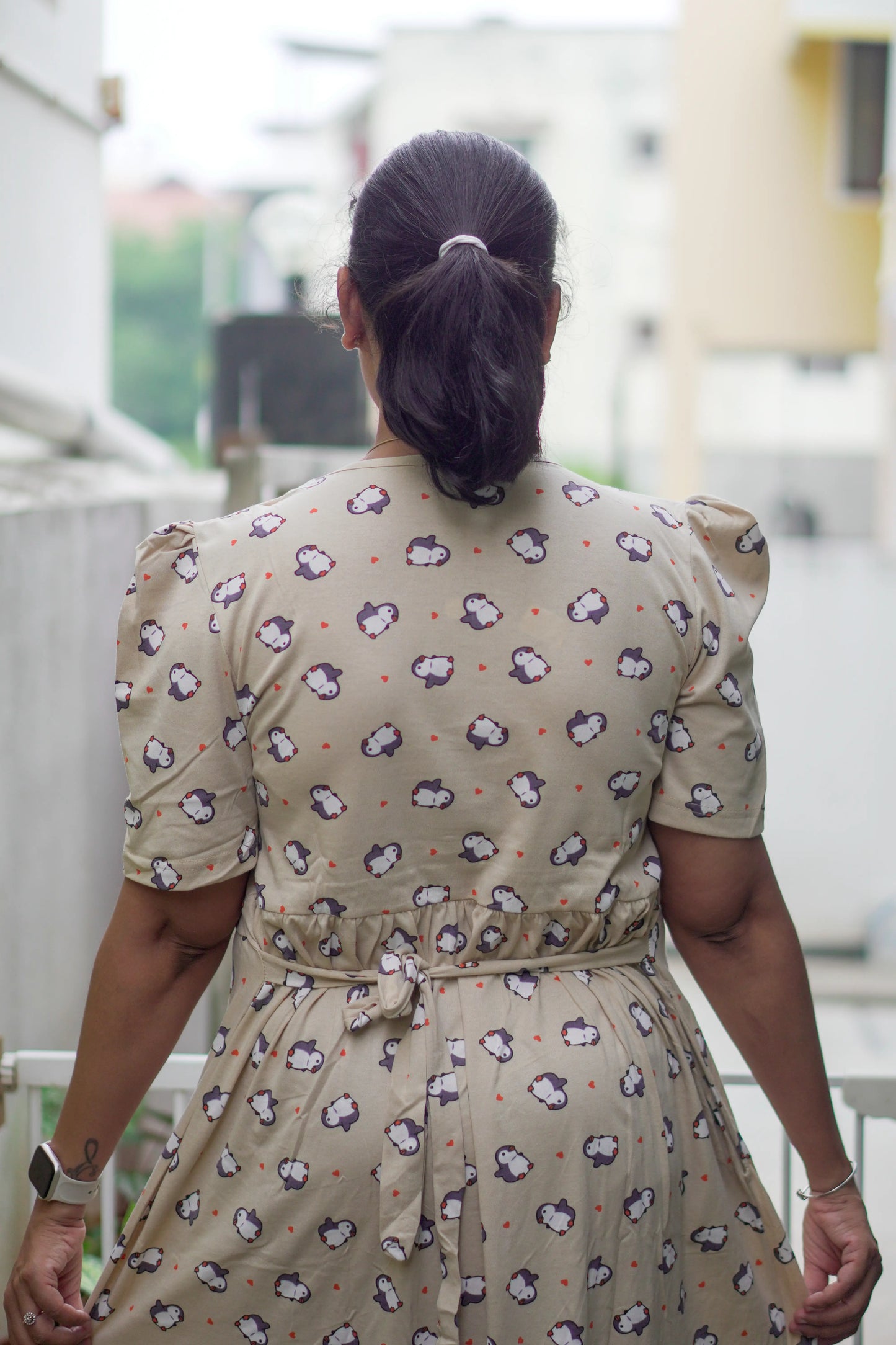 Penguin Love Feeding Nighty