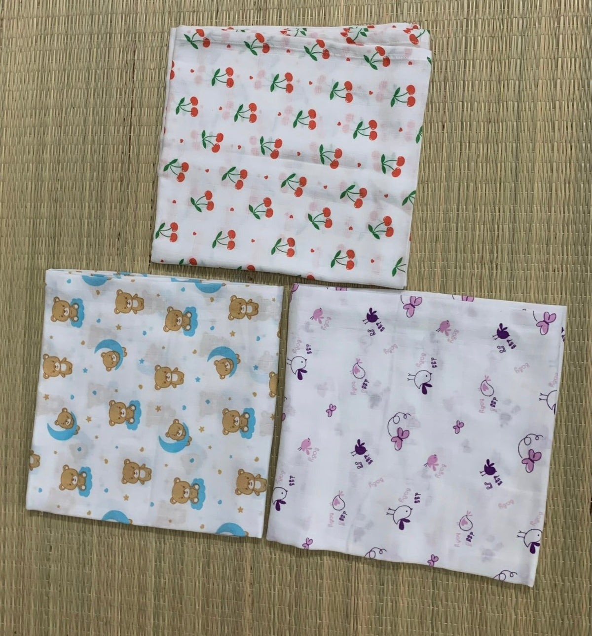 Muslin Swaddle (pack of 3)