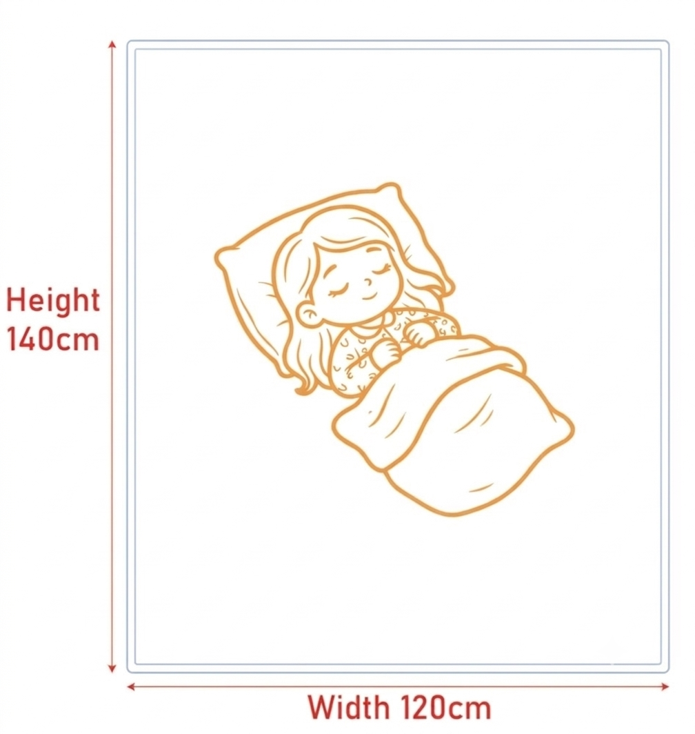 Soft large bed protector for baby