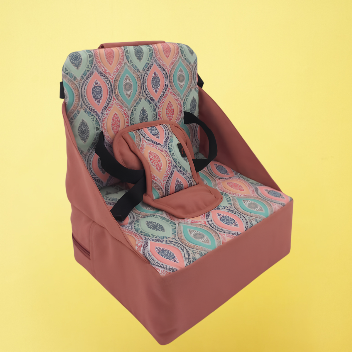 Portable Safety Booster Chair - Dusty Rose (Salmon Pink)
