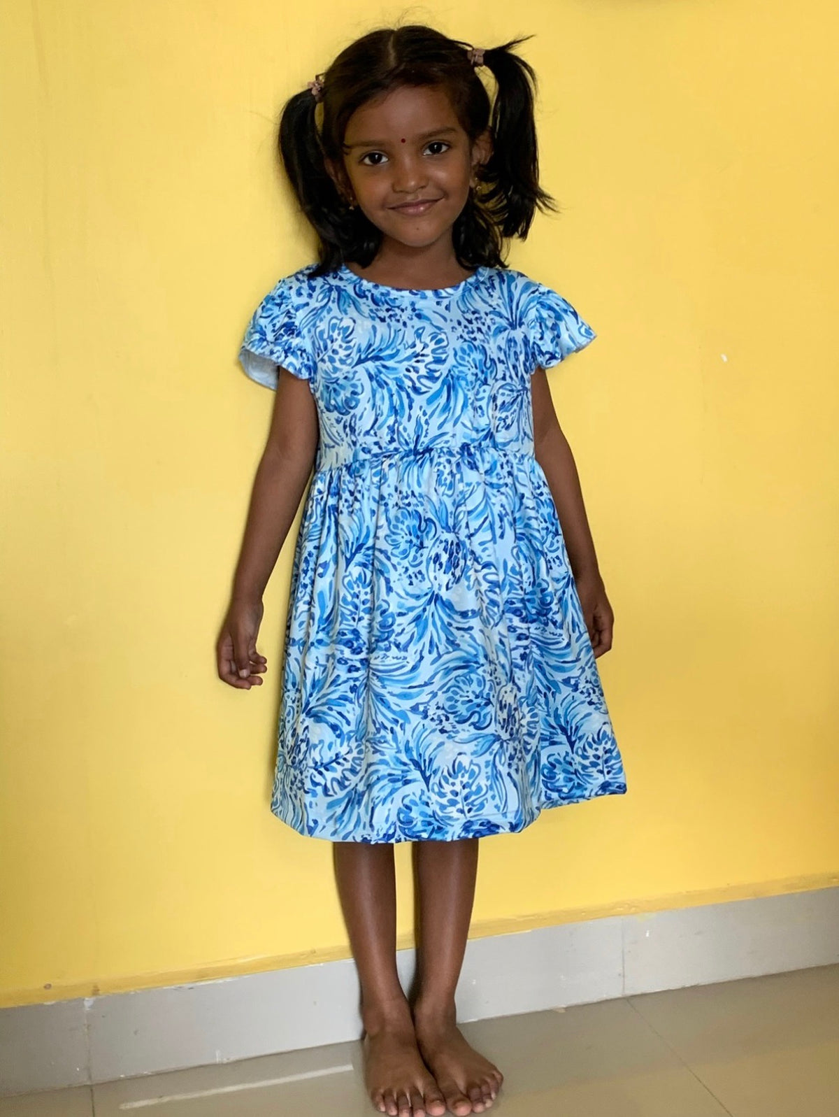 Rib Frock for Girls (Minimum purchase 2 pcs)