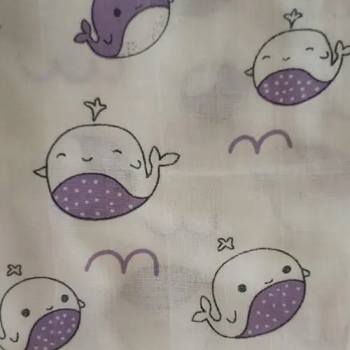 Ocean Friends Muslin Safety Zip Thottil