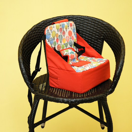 Portable Safety Booster Chair - Coral Red