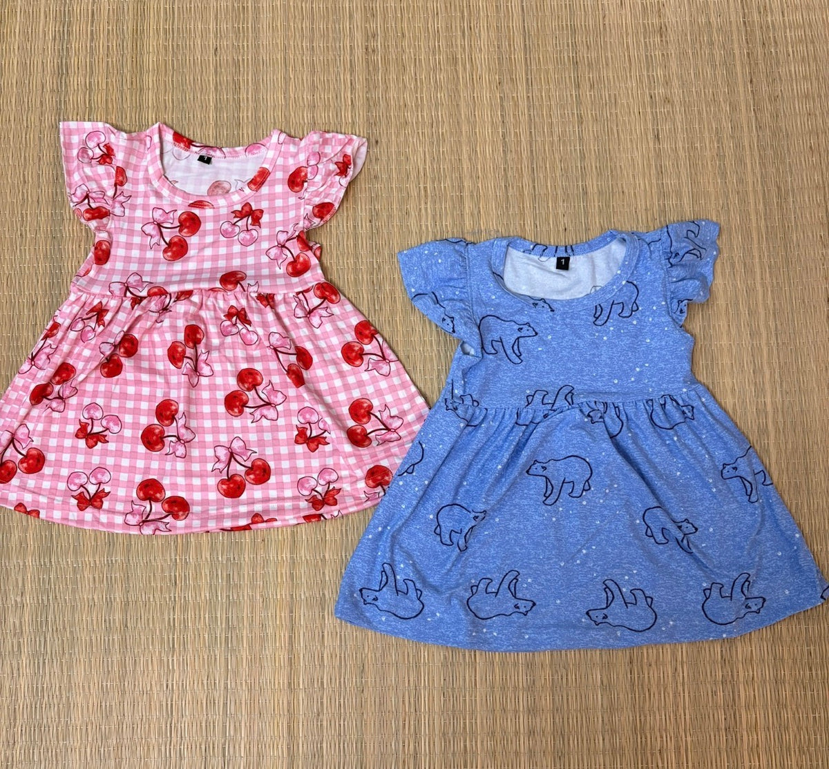 Rib Frock for Girls (Minimum purchase 2 pcs)