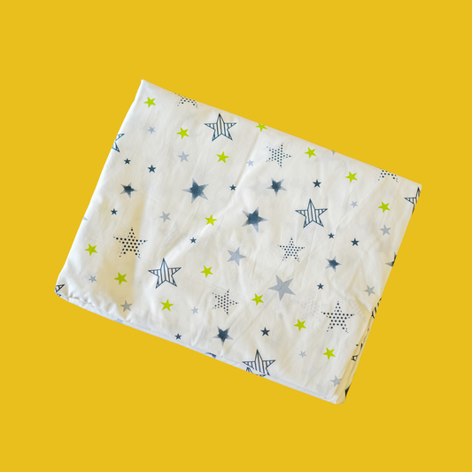 Safety Zip Thottil Poplin Cotton (Star Print)