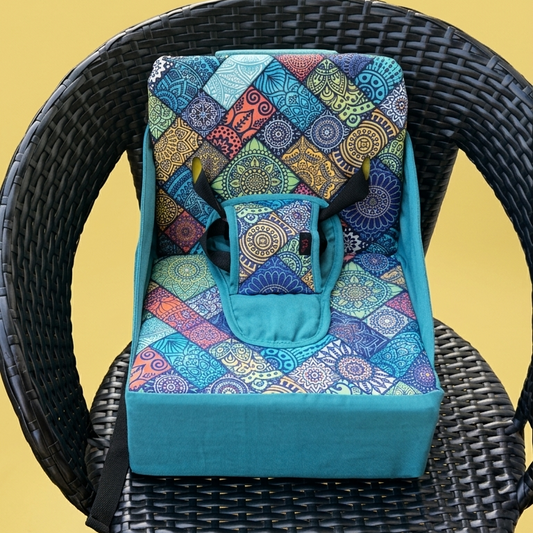 Portable Safety booster chair  - Teal blue