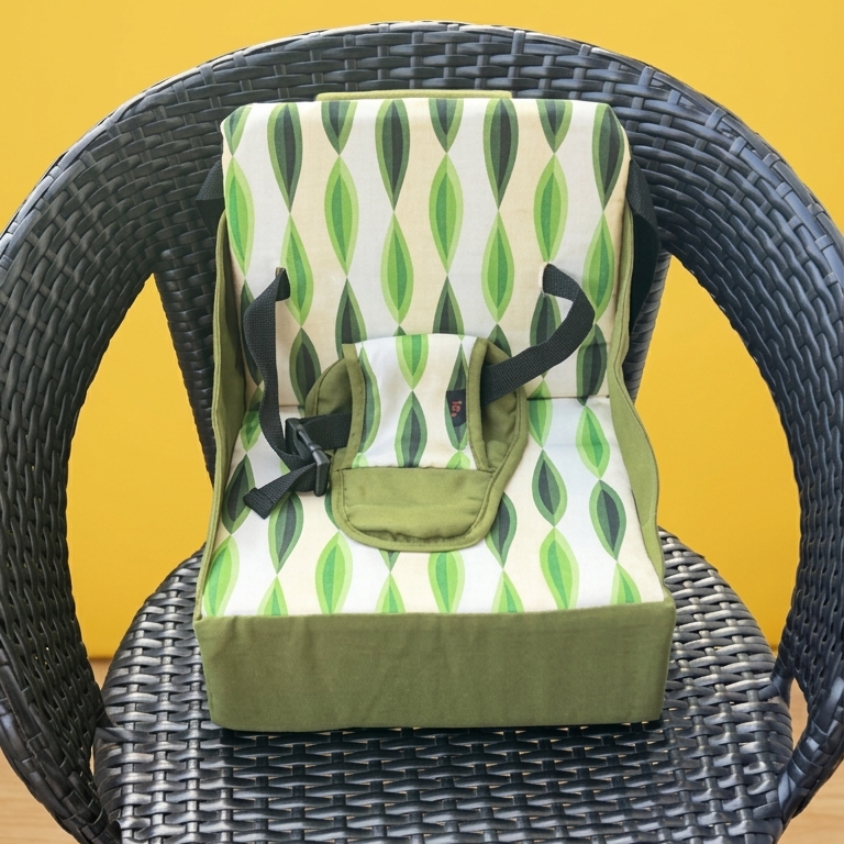 Portable booster chair - olive green