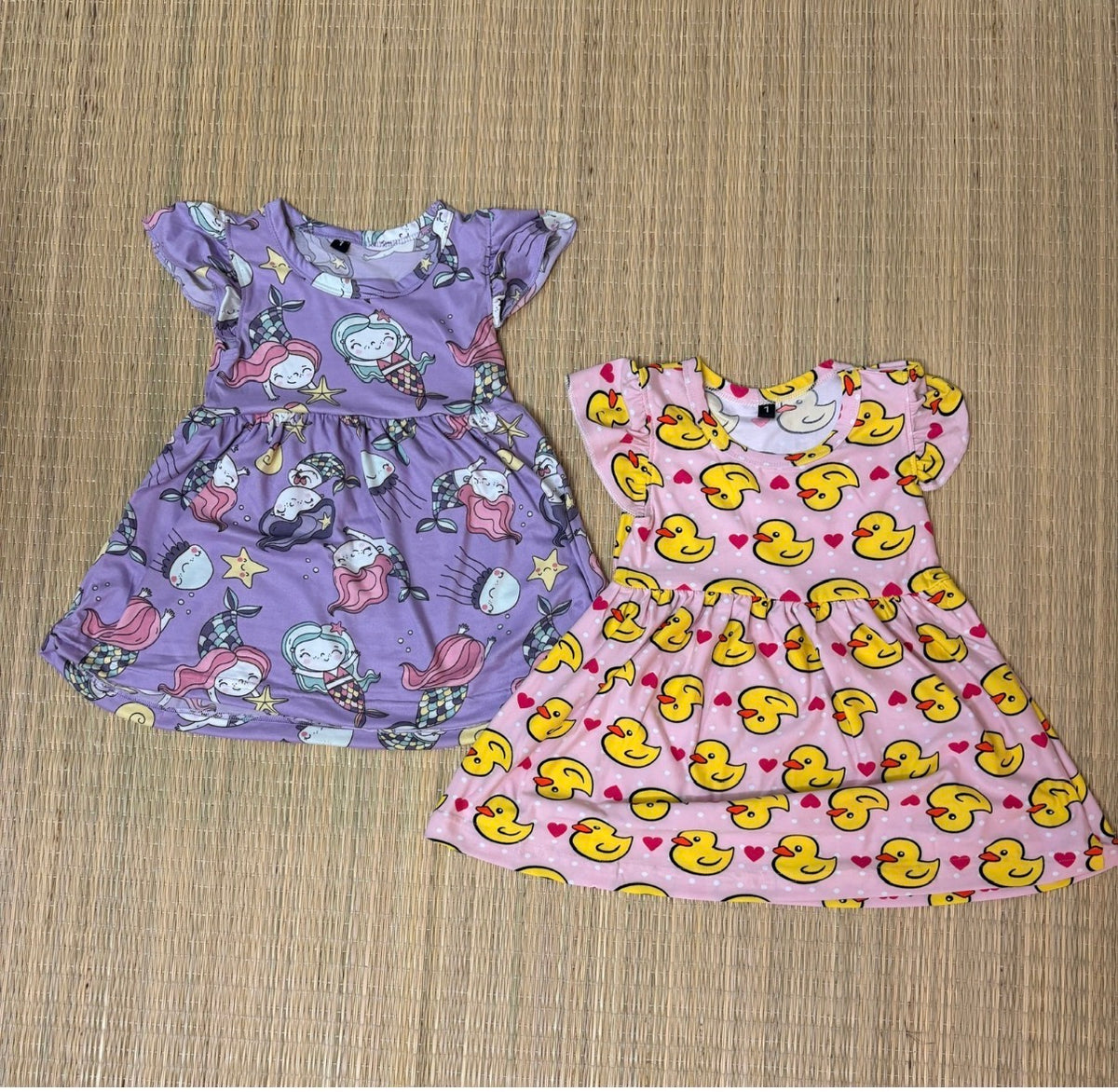 Rib Frock for Girls (Minimum purchase 2 pcs)