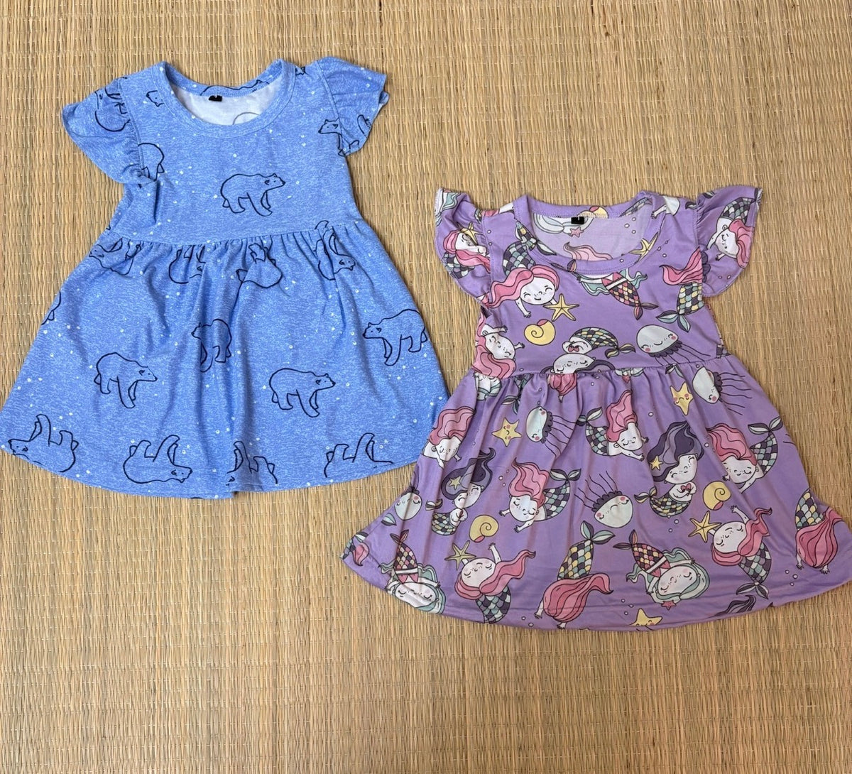 Rib Frock for Girls (Minimum purchase 2 pcs)