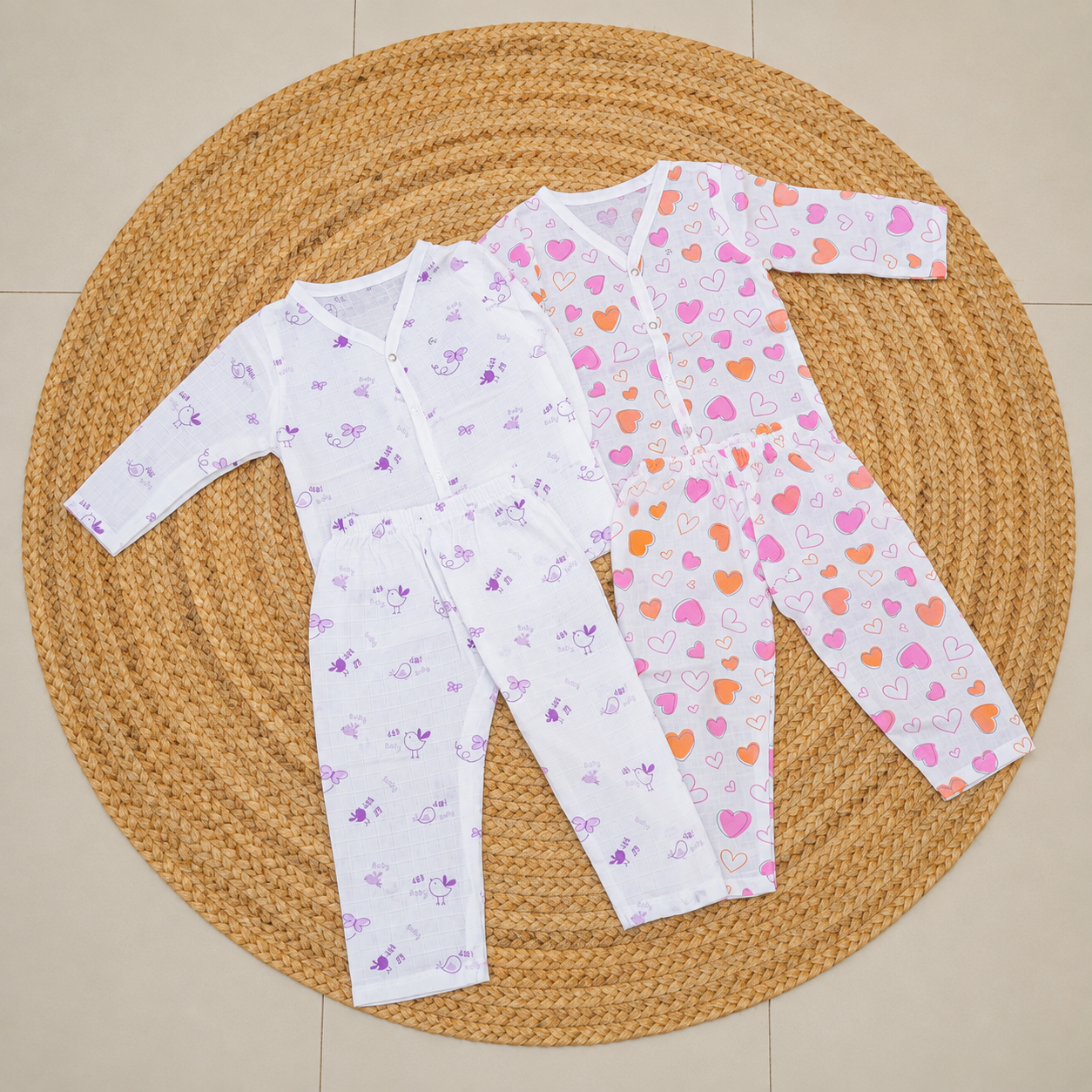Muslin Pant Set for Kids (Pack of two)