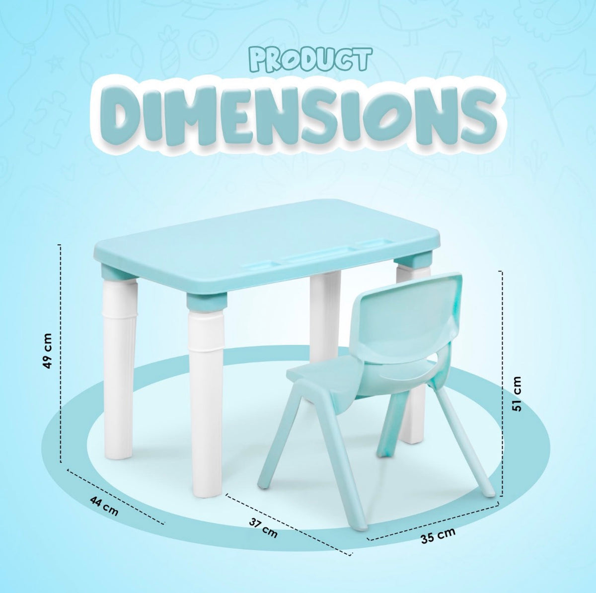 Kids Adjustable Table