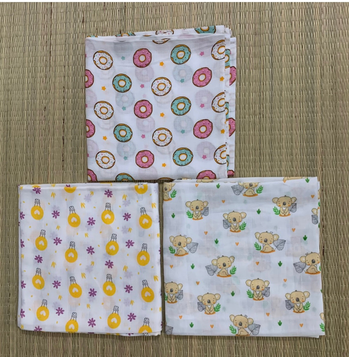 Muslin Swaddle (pack of 3)