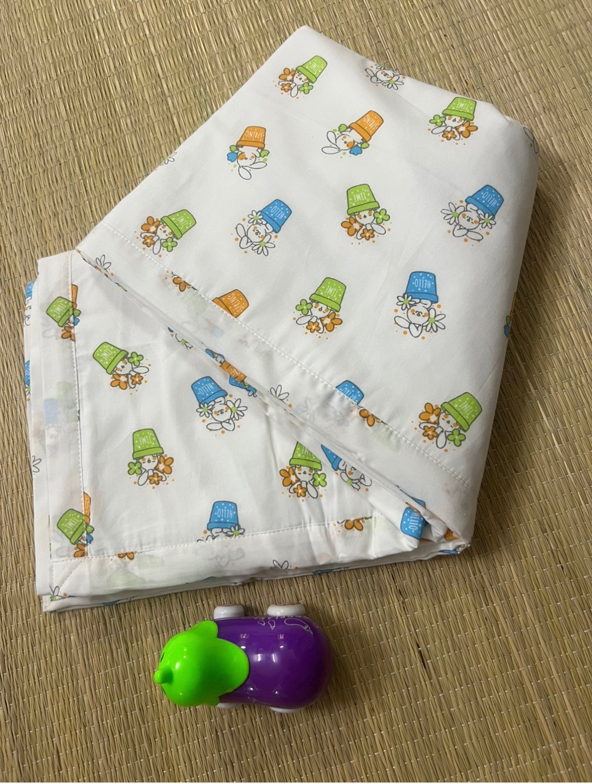 Soft large bed protector for baby
