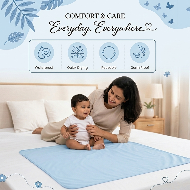 Soft Small Baby Bed Protector