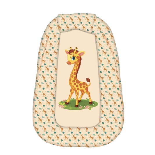 Orange Baby Nest Bed – Cozy & Comfortable