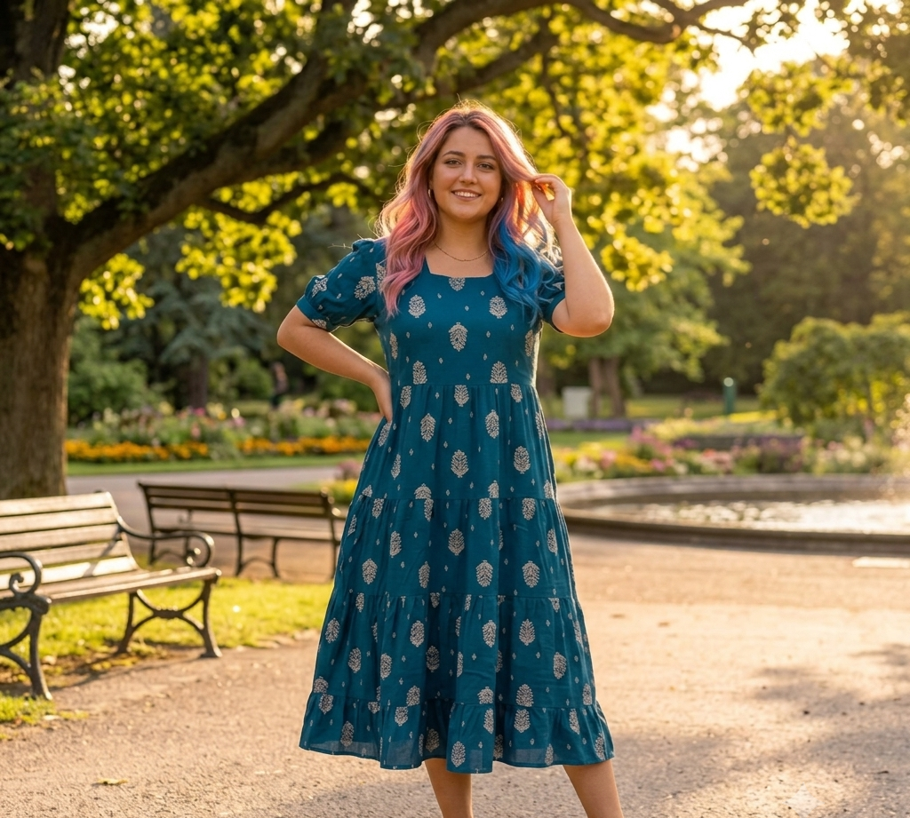 Heavy Rayon Non-Feeding Maxi