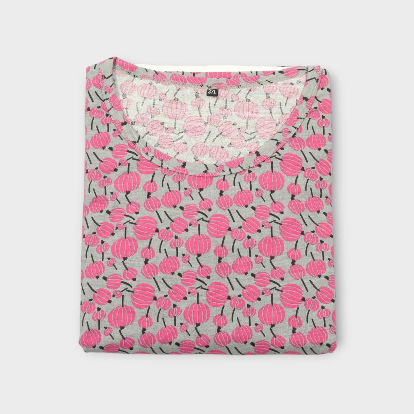 Pink Lantern Dupatta Feeding Nighty