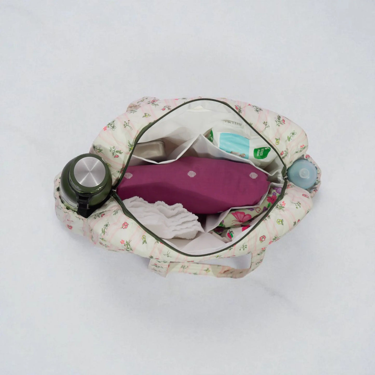 Floral Comfort Diaper Bag