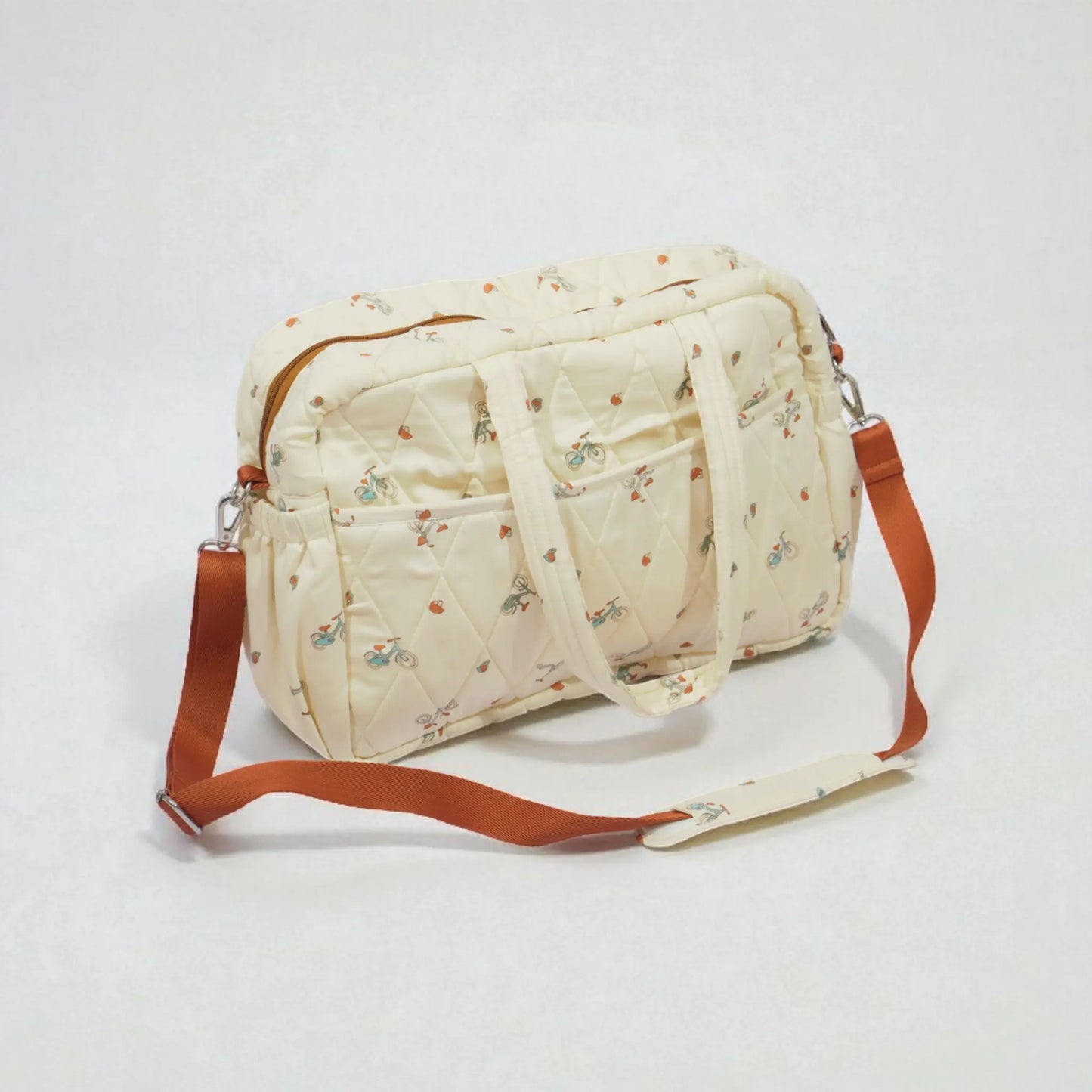 Ride & Carry Cotton Diaper Bag