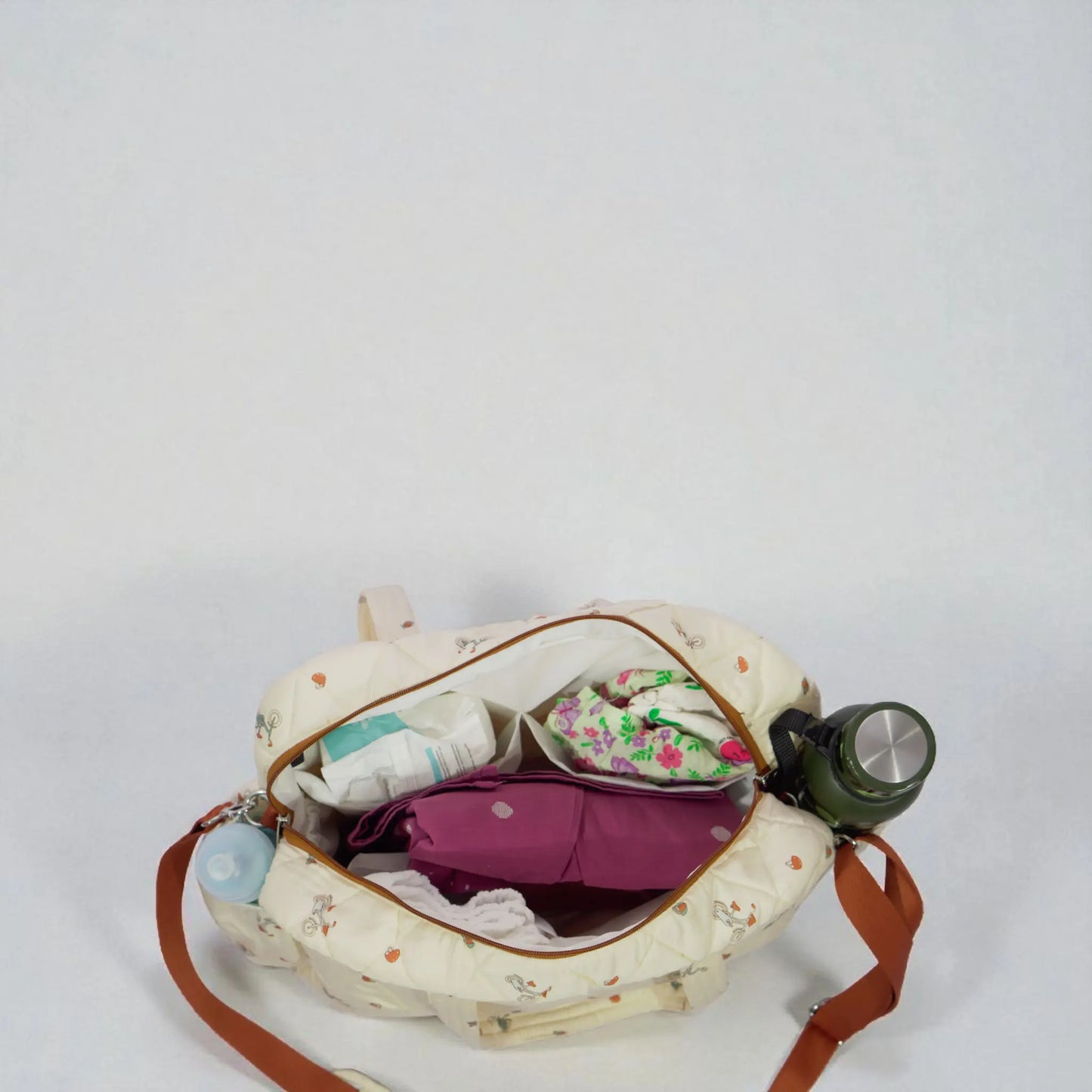 Ride & Carry Cotton Diaper Bag