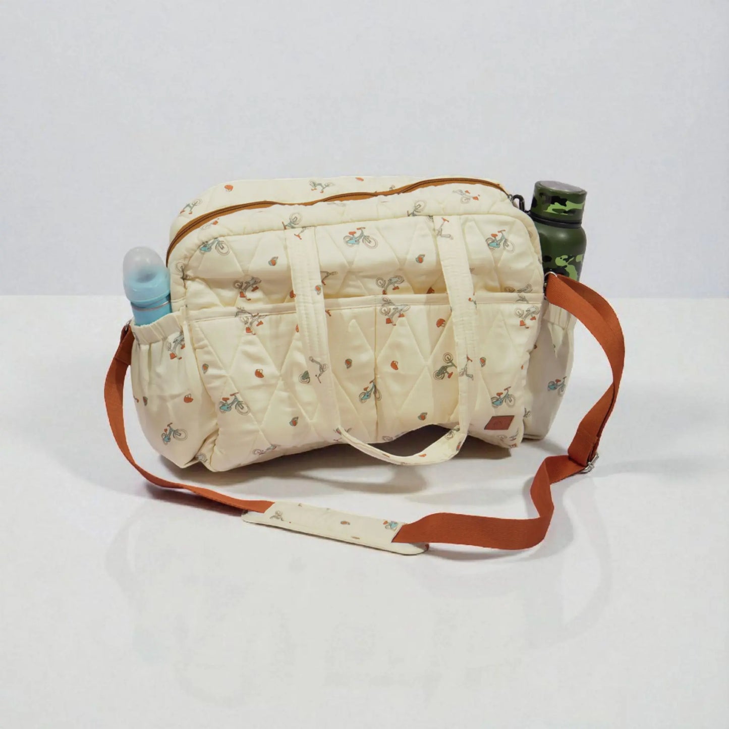 Ride & Carry Cotton Diaper Bag